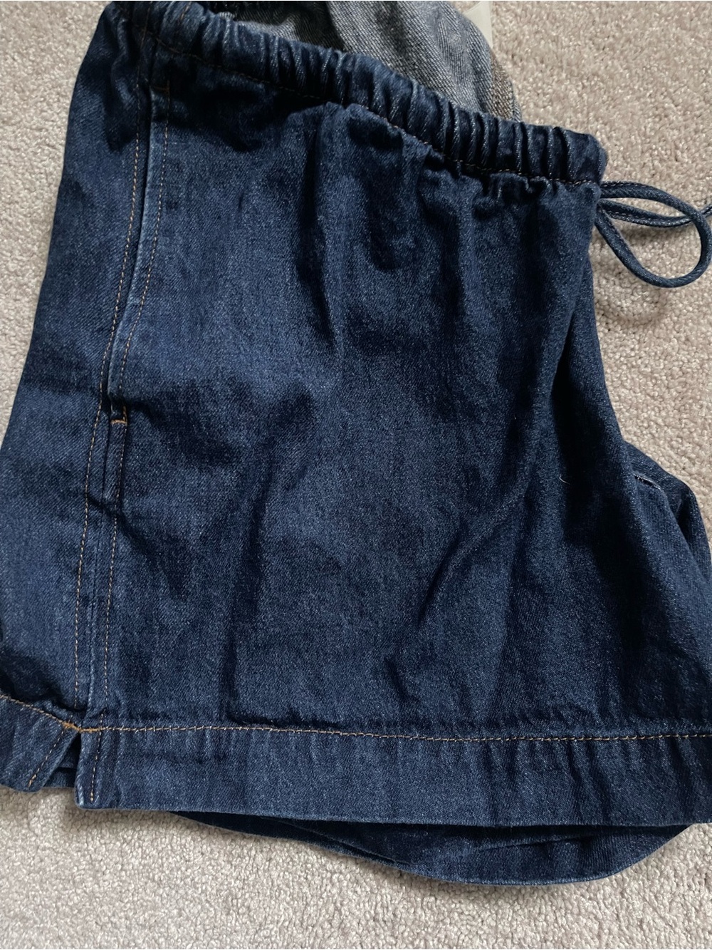 H&M Mama Maternity Dark Denim Shorts